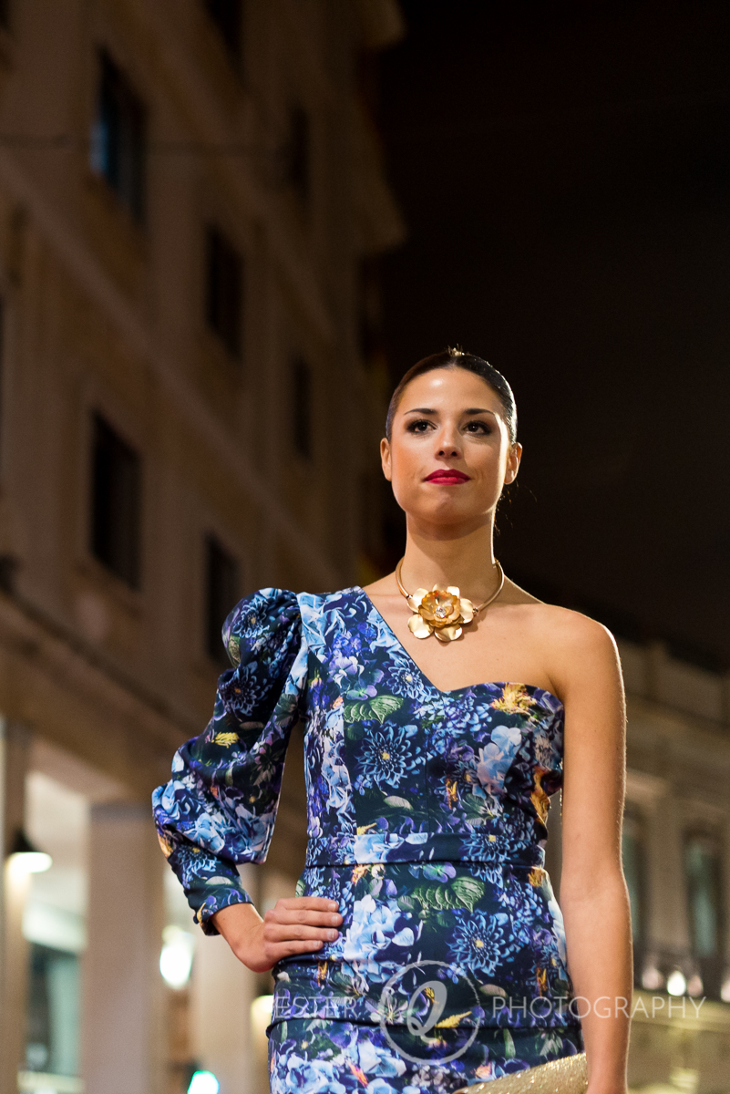 Modelos en el desfile de moda de la semana del comercio de Ceuta organizados por la cámara de comercio